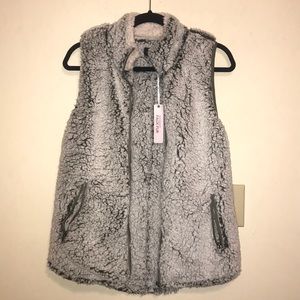 Faux fur vest